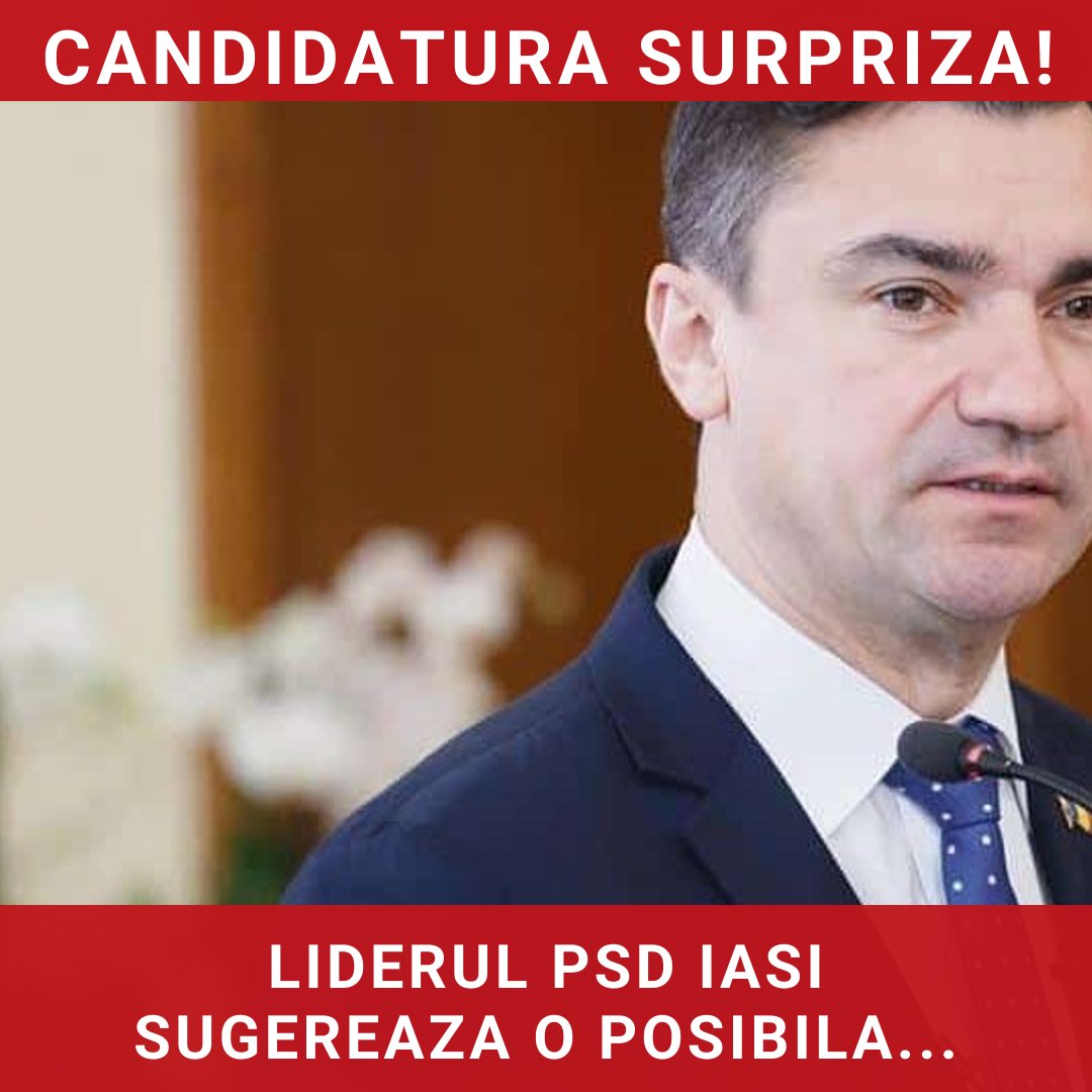 Liderul PSD Iași sugerează o posibilă candidatură a lui Mihai Chirica pentru Primărie în 2028