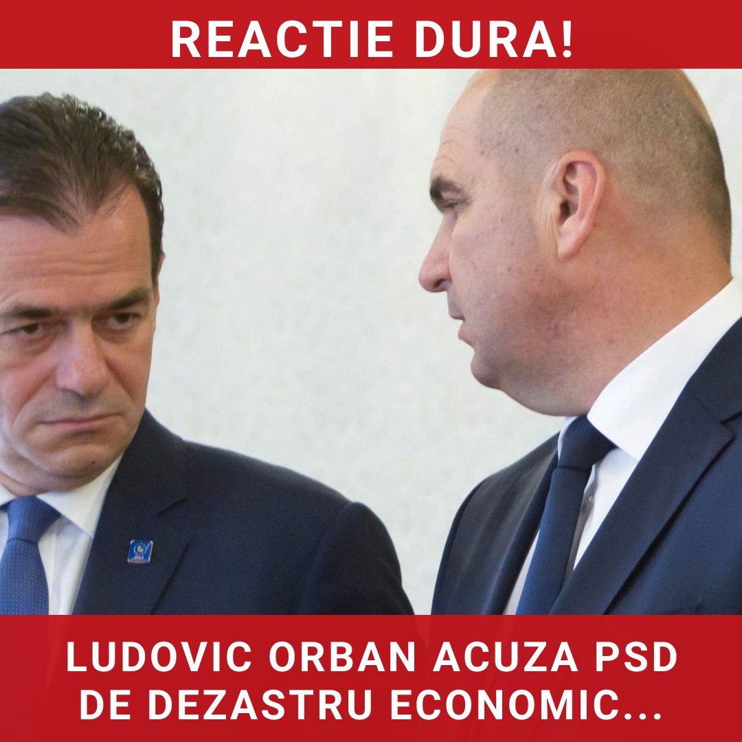Ludovic Orban acuză PSD de destabilizarea coaliției guvernamentale și efectele negative asupra economiei