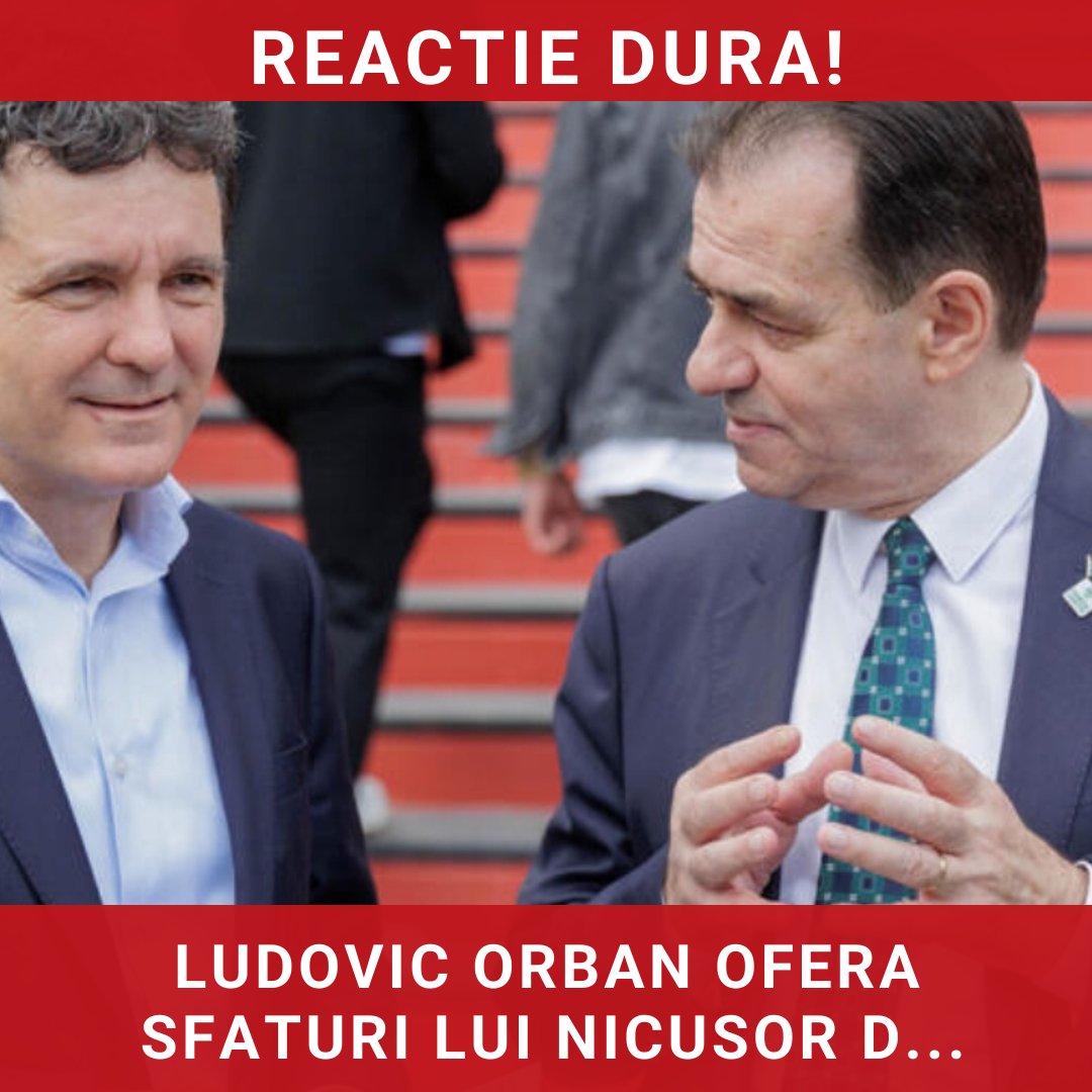 Ludovic Orban îi oferă sfaturi lui Nicușor Dan în mijlocul crizei politice actuale