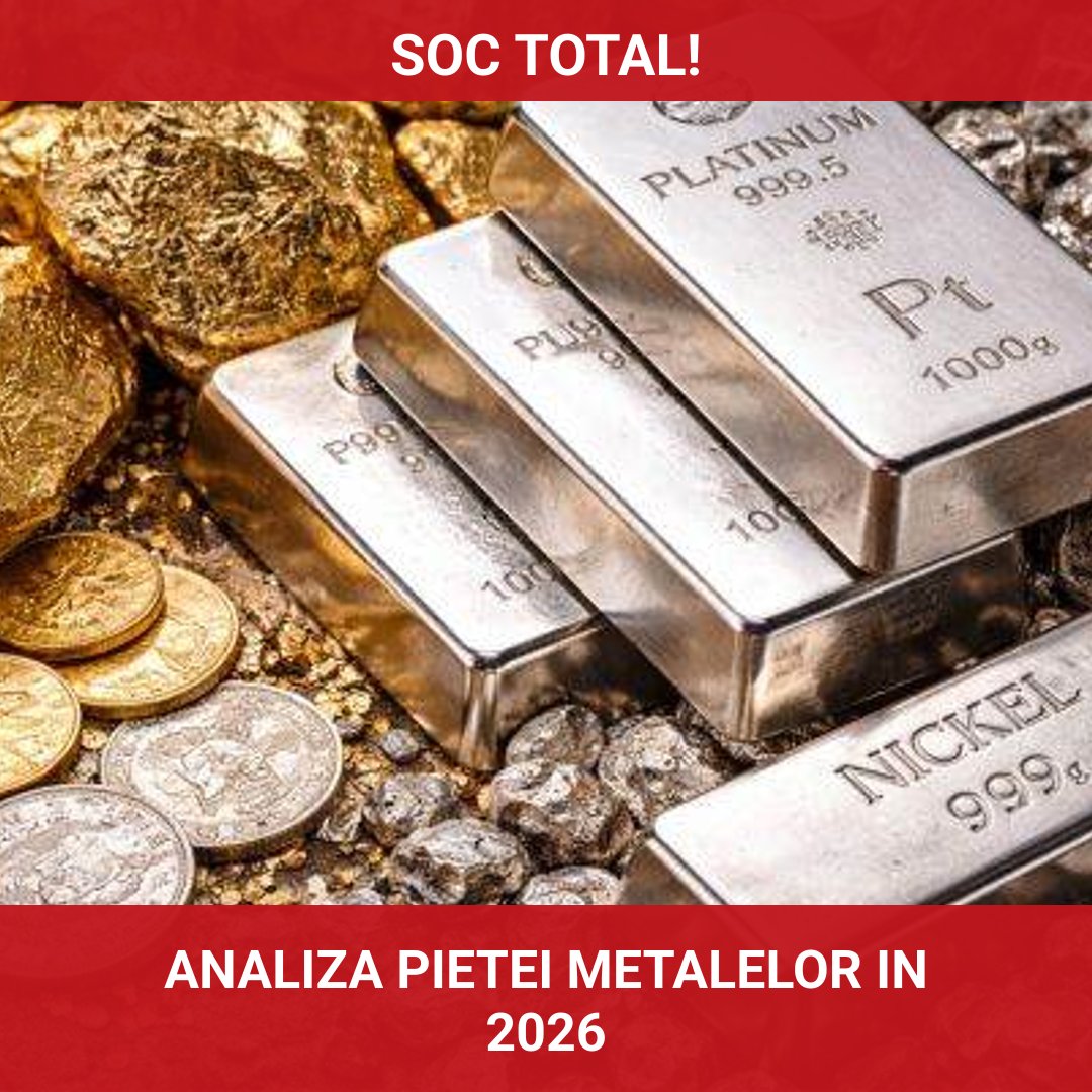 Metalele în 2026: O analiză a volatilității și tendințelor de pe piață
