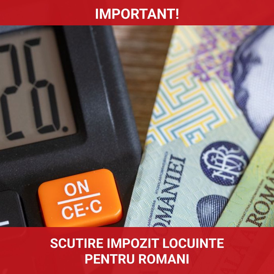 Milioane de români ar putea fi scutiți de impozitul pe locuință, iar bugetele locale ar putea fi afectate
