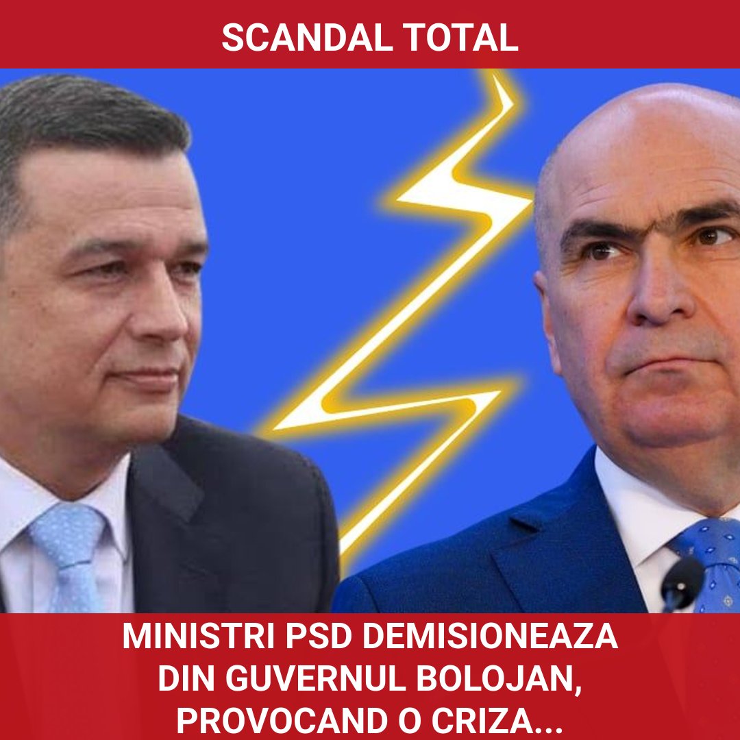Miniștri PSD demisionează din Guvernul Bolojan, provocând o criză politică majoră