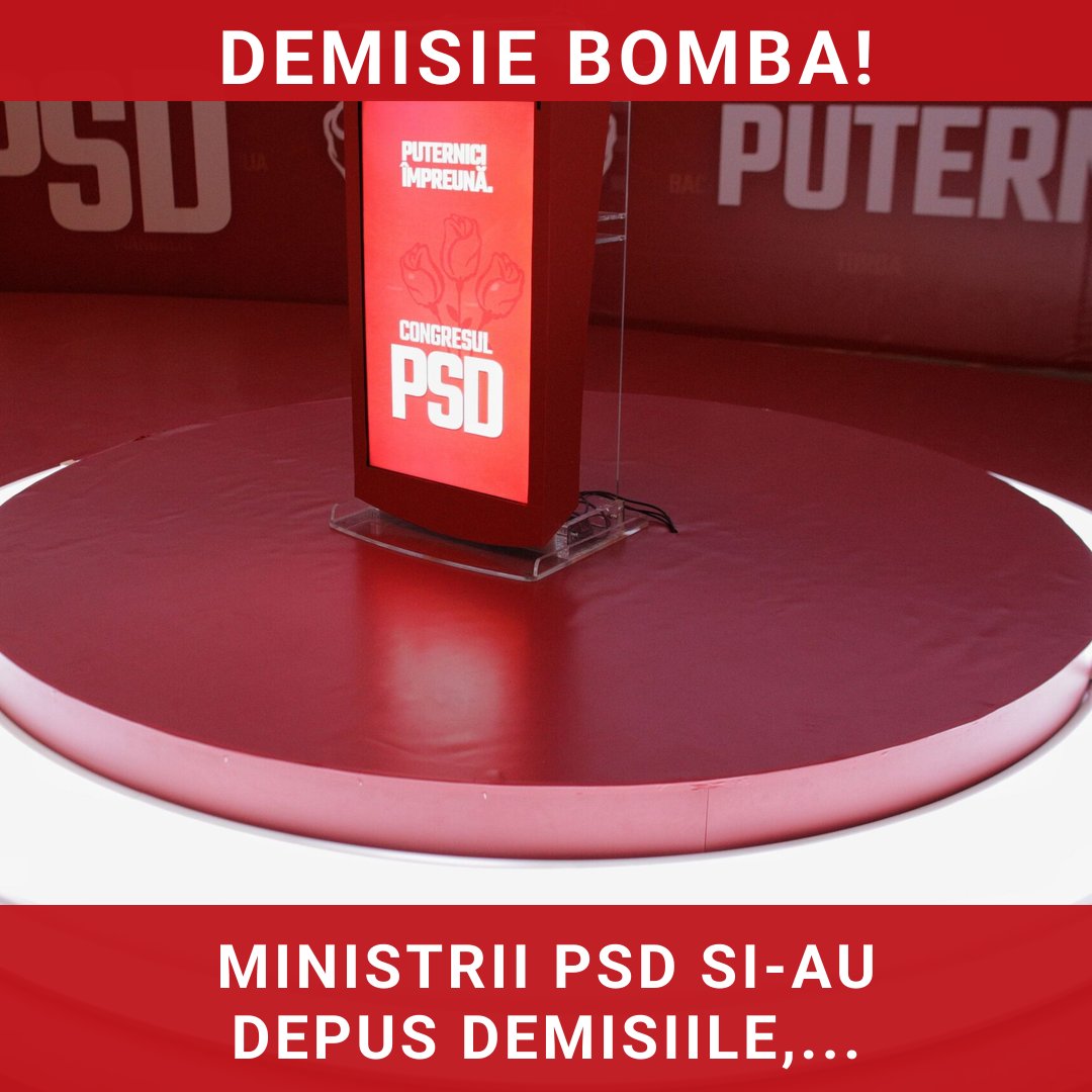 Miniștrii PSD își depun demisiile, marcând începutul unei noi etape politice în România