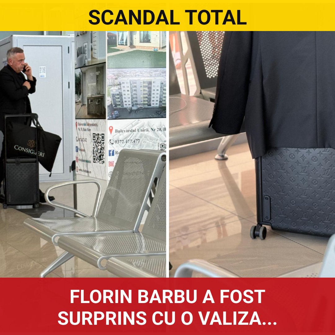 Ministrul Agriculturii, Florin Barbu, surprins cu o valiză Louis Vuitton de 5000 de euro