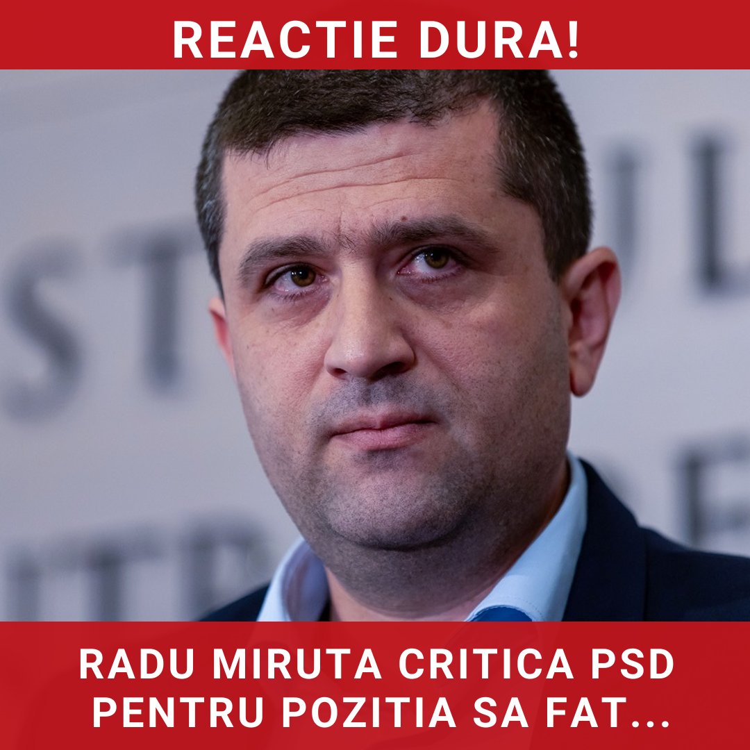 Ministrul Apărării Radu Miruță critică PSD pentru poziția sa față de programul SAFE