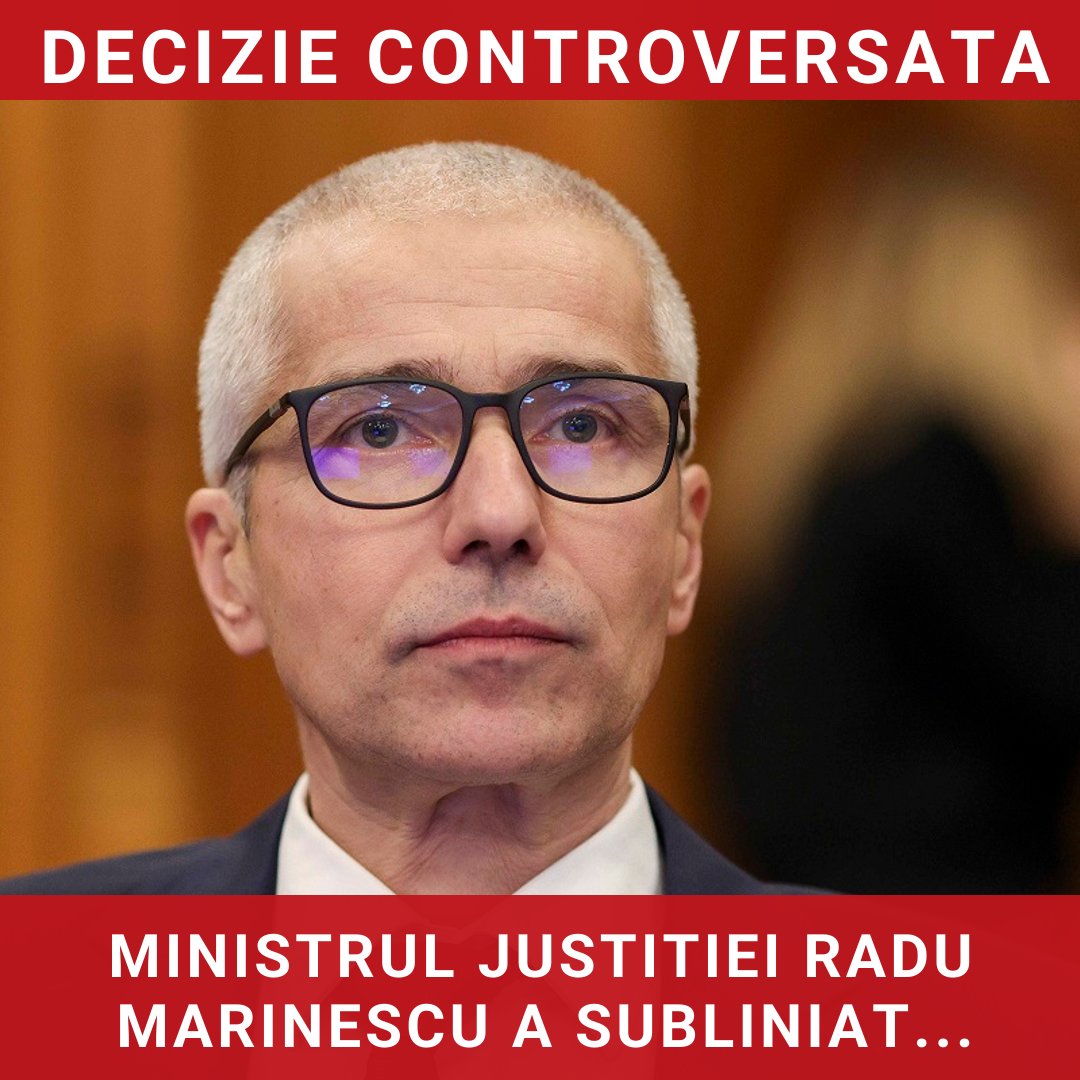 Ministrul Justiției, Radu Marinescu, subliniază necesitatea dialogului în criza politică actuală