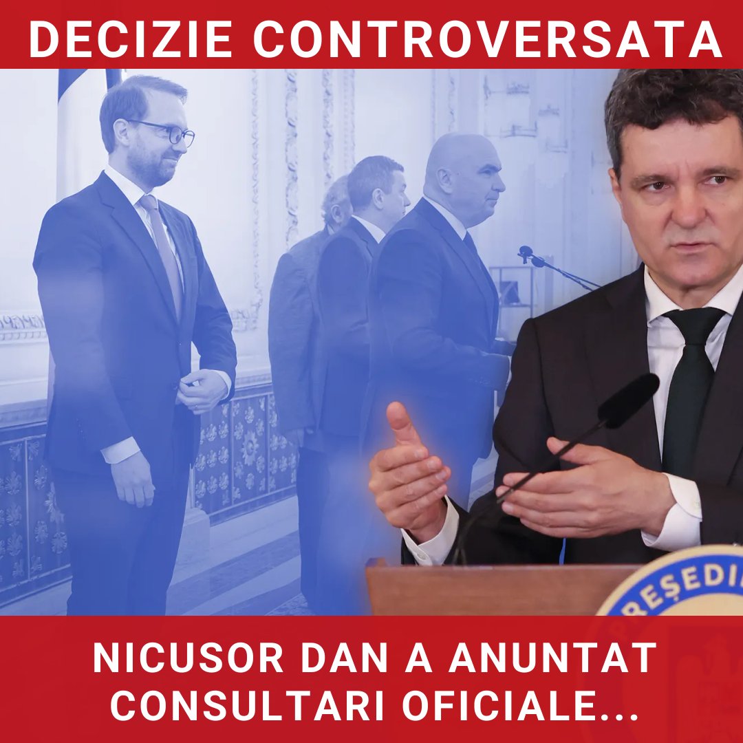 Nicușor Dan anunță consultări oficiale pentru formarea noului Guvern la Cotroceni