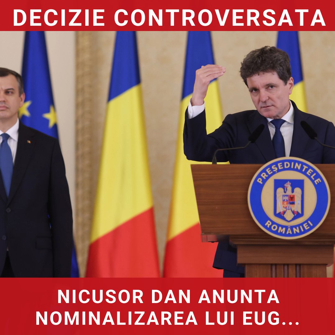Nicușor Dan anunță nominalizarea lui Eugen Tomac pentru funcția de premier