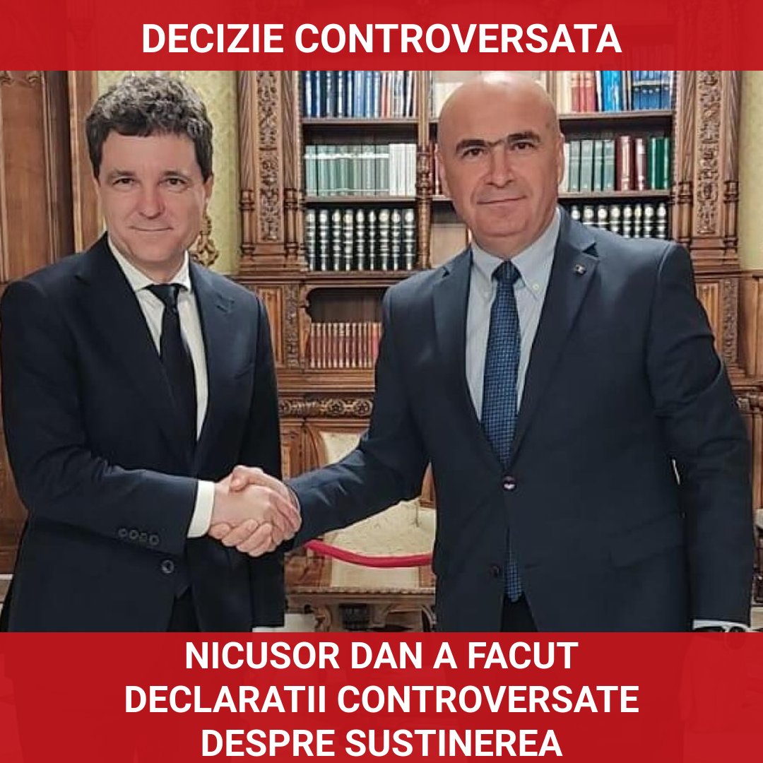 Nicușor Dan face declarații controversate despre susținerea premierului Ilie Bolojan