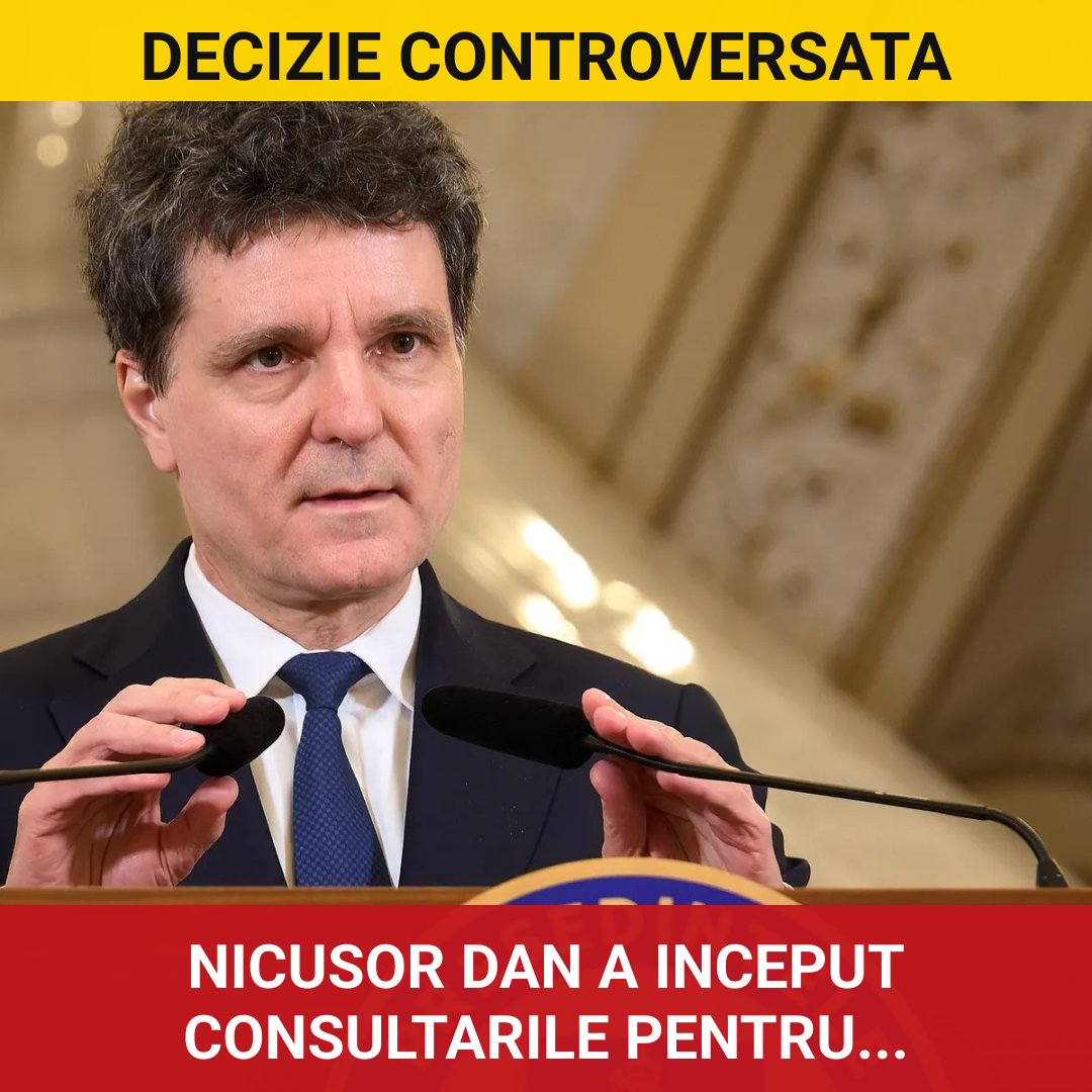 Nicușor Dan începe consultările pentru formarea unui nou guvern după demiterea Cabinetului Bolojan