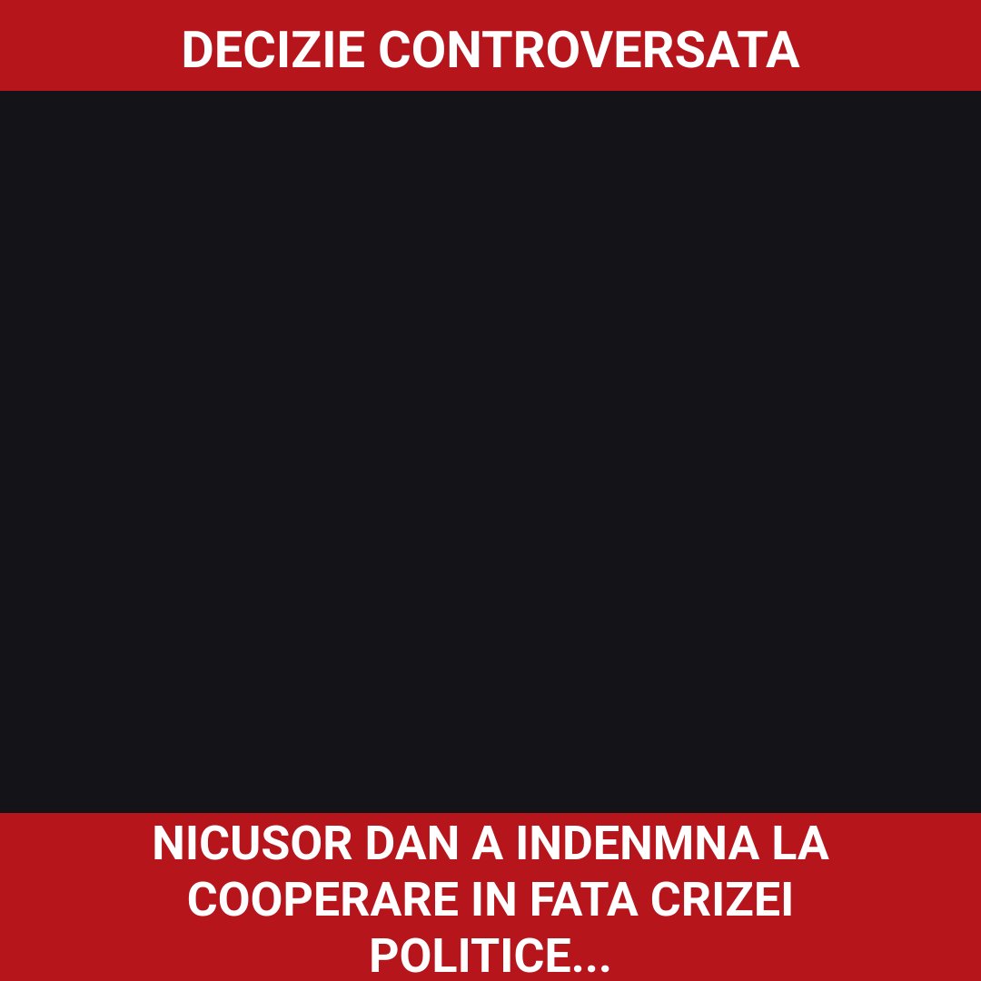 Nicușor Dan îndeamnă la cooperare în fața crizei politice din România