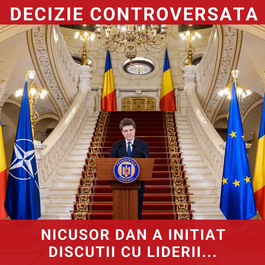Nicuşor Dan, mediator în criza politică: discuții cu liderii partidelor în contextul moțiunii de cenzură