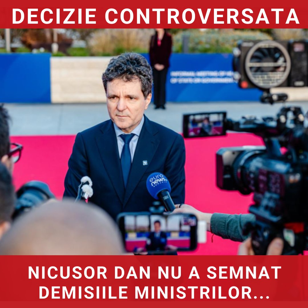 Nicușor Dan nu a semnat demisiile miniștrilor PSD, iar criza politică din România stârnește îngrijorări