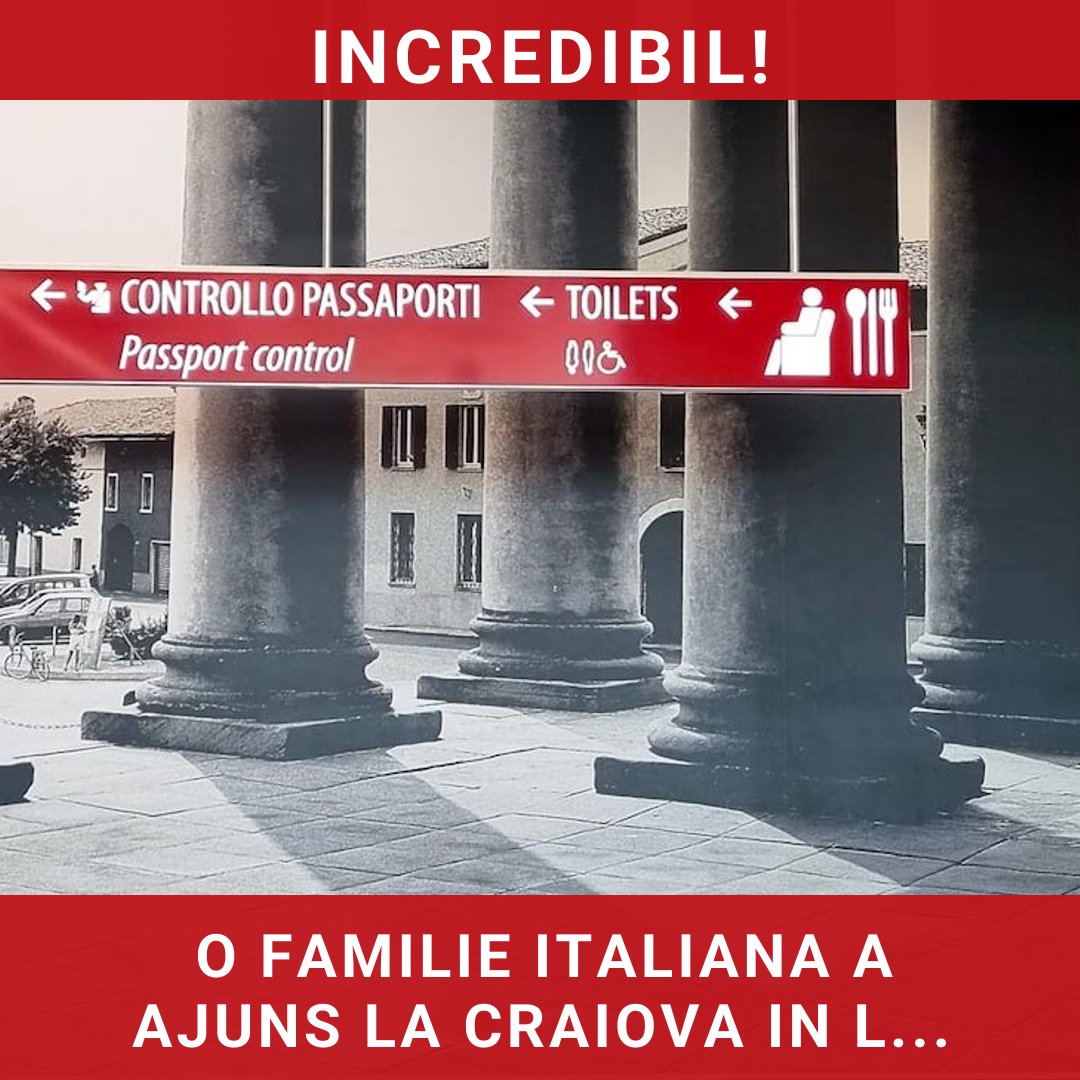 O aventură neașteptată: o familie italiană ajunge la Craiova în loc de Cracovia