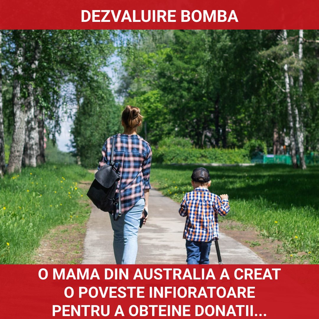 O mamă din Australia a creat o poveste înfiorătoare pentru a obține donații