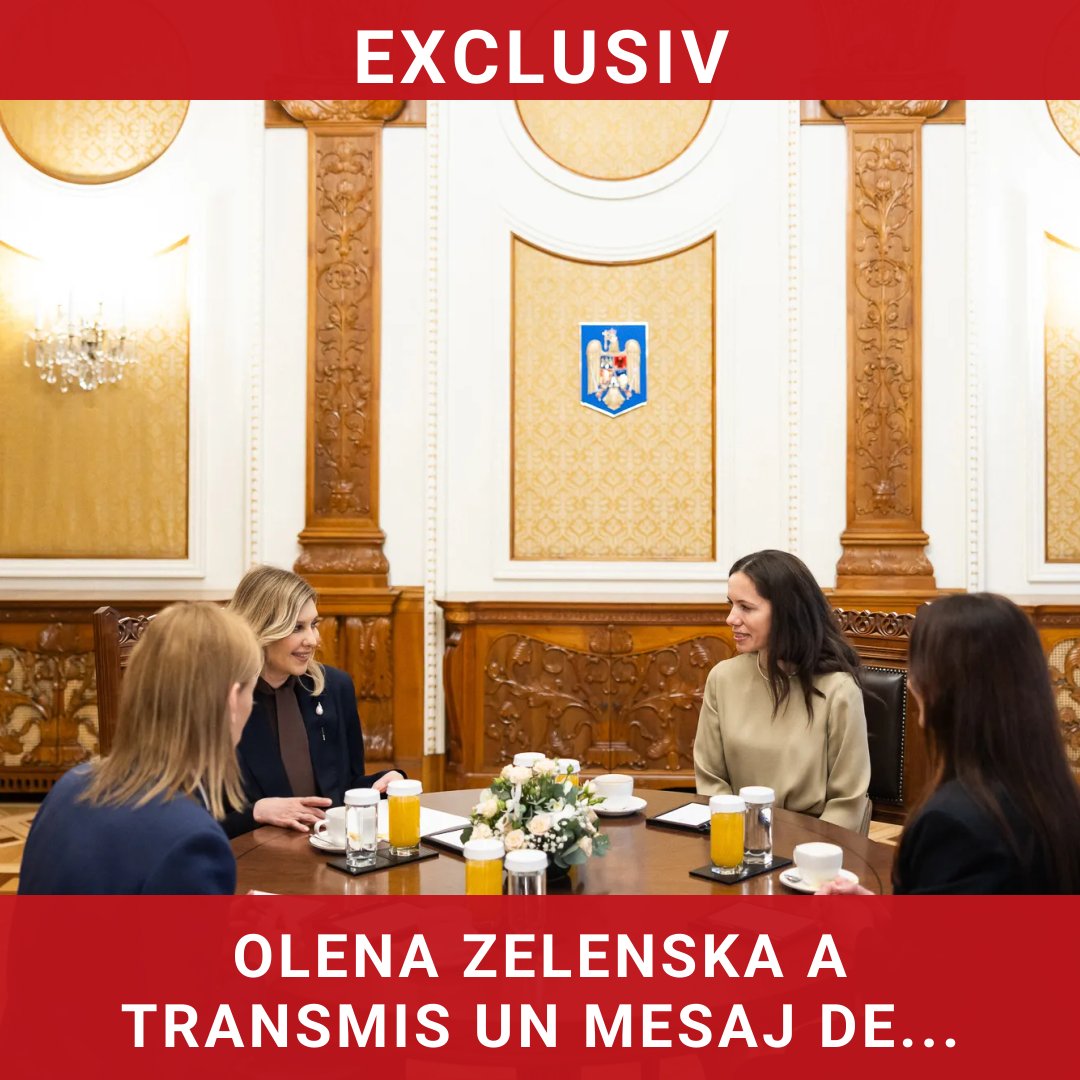 Olena Zelenska transmite un mesaj de recunoștință României pentru sprijinul acordat Ucrainei