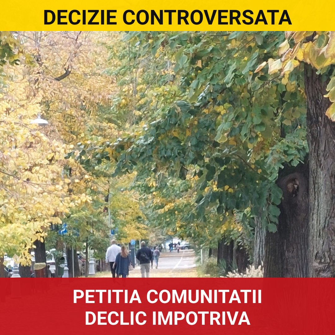 Petiția comunității Declic împotriva denumirii parcului din Sectorul 4 după Donald J. Trump
