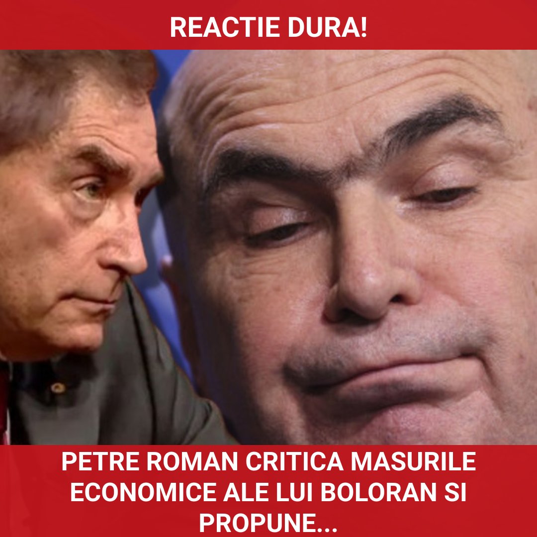 Petre Roman critică măsurile economice ale lui Ilie Bolojan și propune o abordare mai constructivă