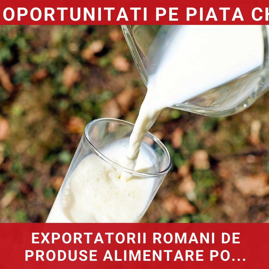 Piața chineză oferă oportunități pentru exportatorii români de produse alimentare