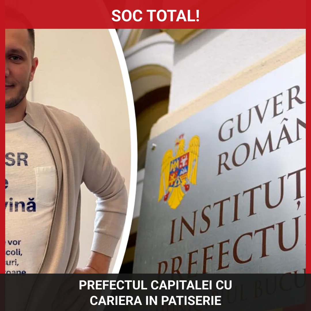 Prefectul Capitalei: Studii diverse și o carieră surprinzătoare în patiserie