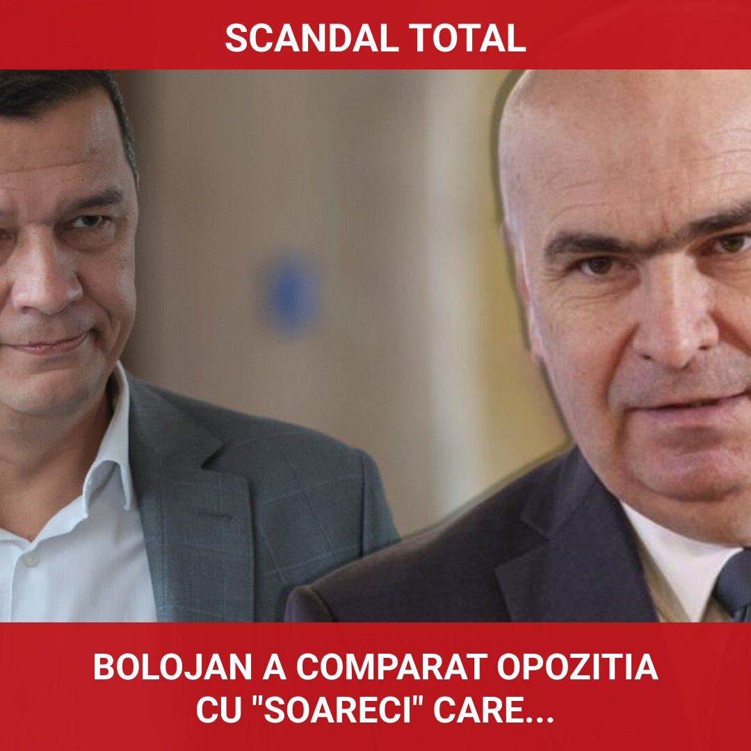 Premierul Bolojan critică vehement opoziția, comparând-o cu „șoareci” care consumă resursele țării