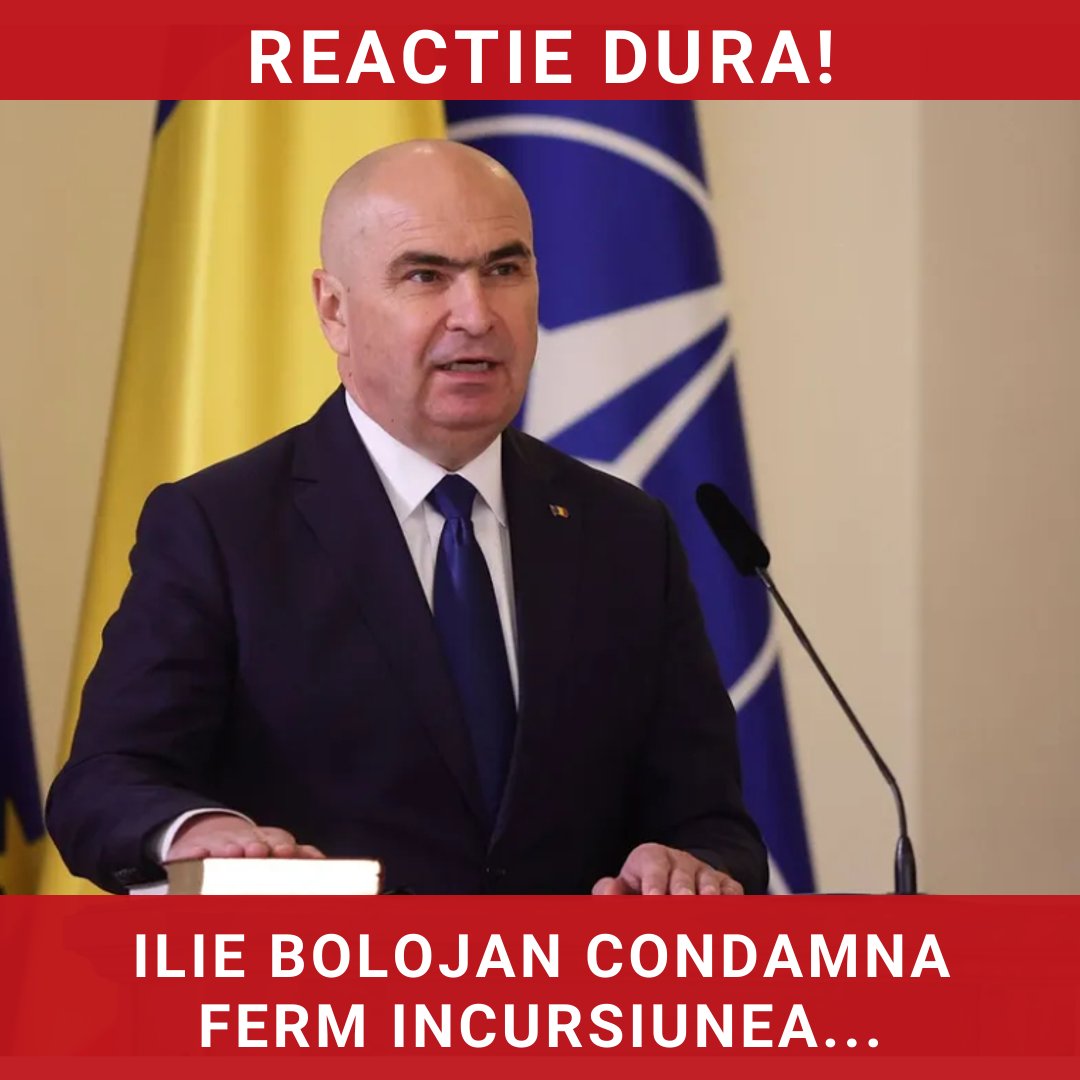 Premierul Ilie Bolojan condamnă ferm incursiunea dronelor rusești în spațiul aerian românesc