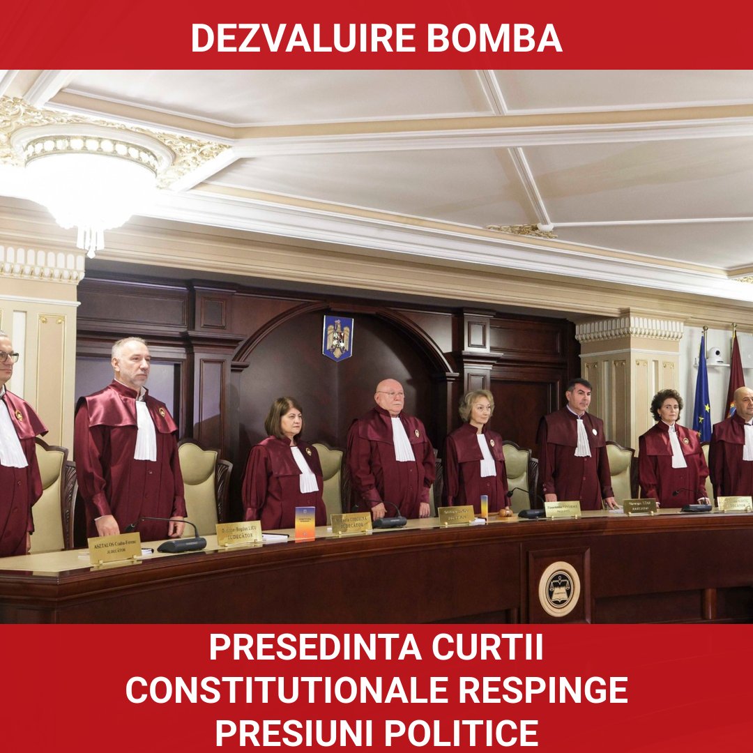Președinta Curții Constituționale, Simina Tănăsescu, reafirmă stabilitatea instituției și respinge presiunile politice
