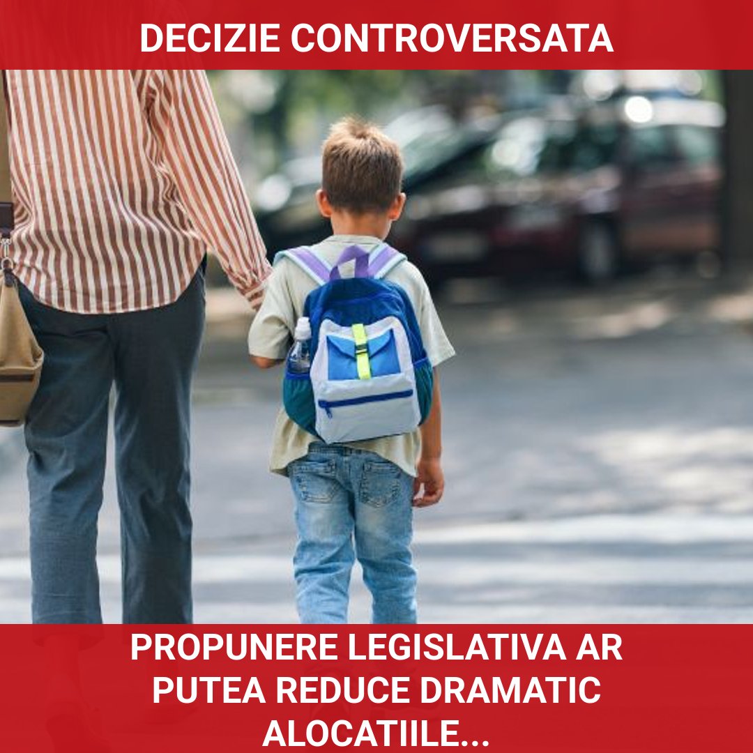 Propunere legislativă controversată: Alocațiile copiilor ar putea fi reduse drastic