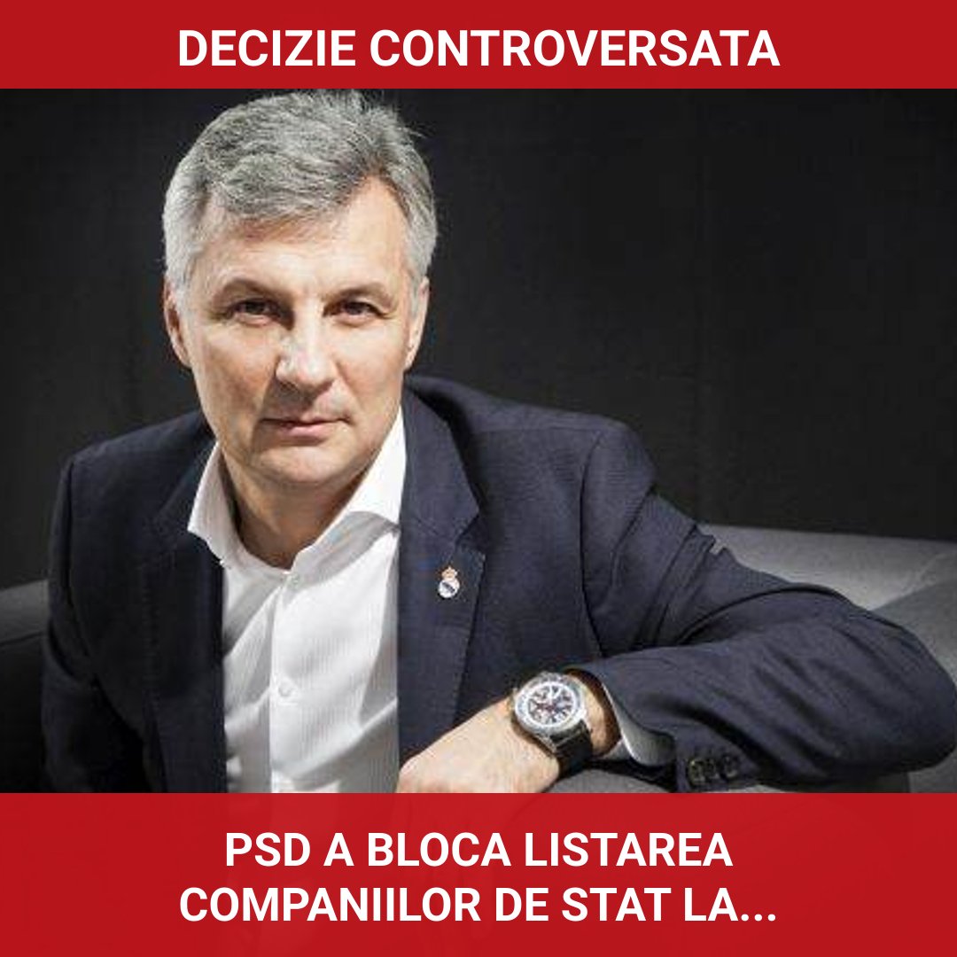 PSD blochează listarea companiilor de stat la bursă, generând controverse politice