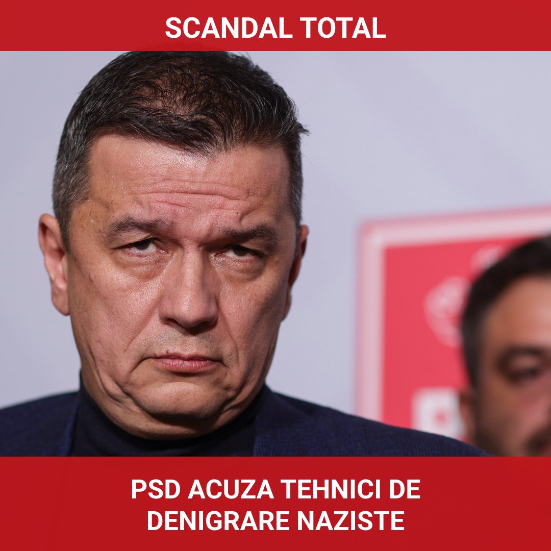 PSD denunță o campanie de denigrare similară cu tehnicile naziste împotriva membrilor săi