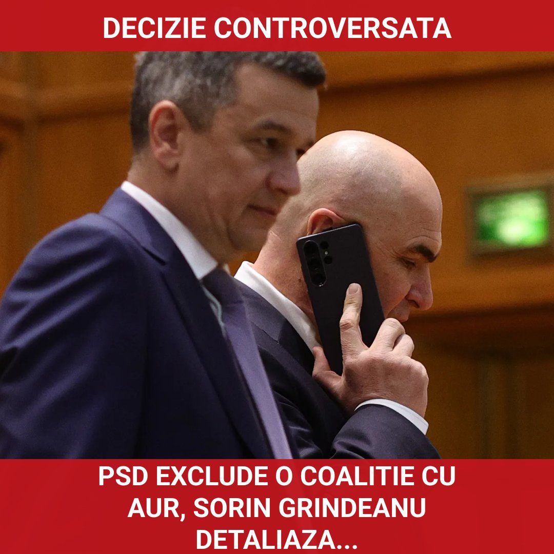 PSD exclude o coaliție cu AUR: Sorin Grindeanu detaliază scenariile politice