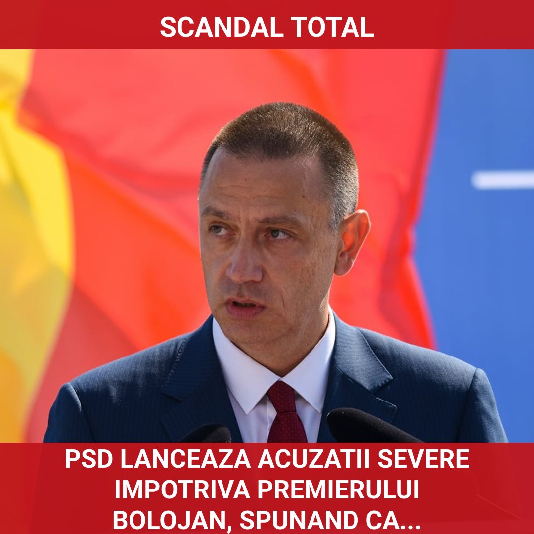 PSD lansează acuzații severe împotriva premierului Bolojan, acuzându-l de intenții periculoase pentru economia națională