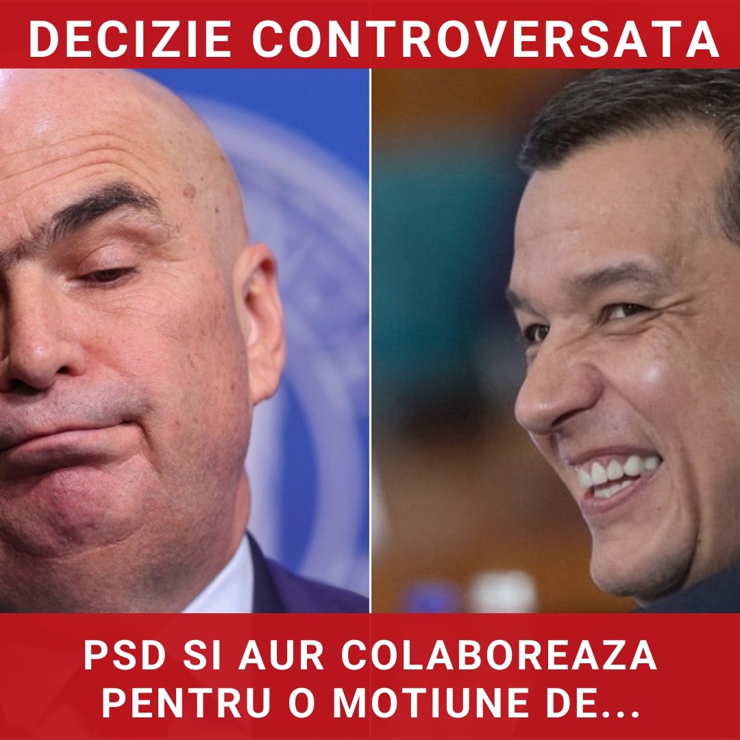 PSD și AUR colaborează pentru o moțiune de cenzură împotriva Guvernului Bolojan