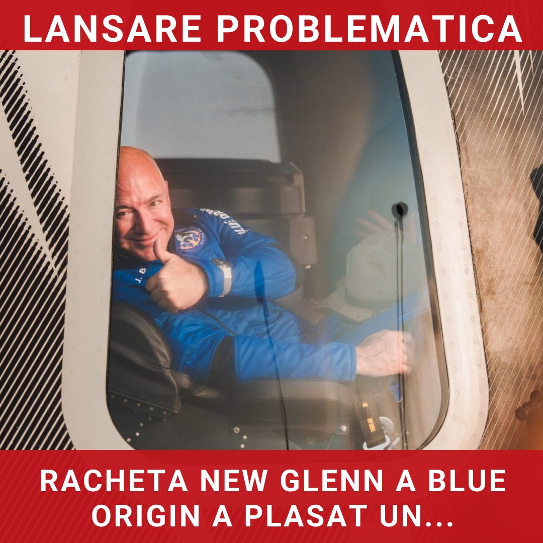 Racheta New Glenn a Blue Origin a avut o lansare problematică, plasând un satelit pe o orbită greșită