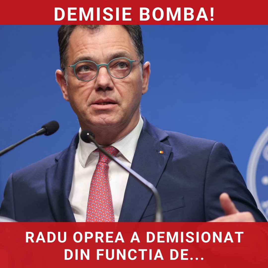 Radu Oprea a demisionat din funcția de secretar general al Guvernului