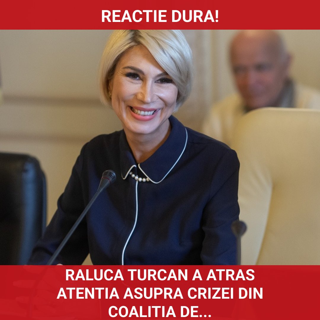 Raluca Turcan își exprimă îngrijorarea față de criza din coaliția de guvernare