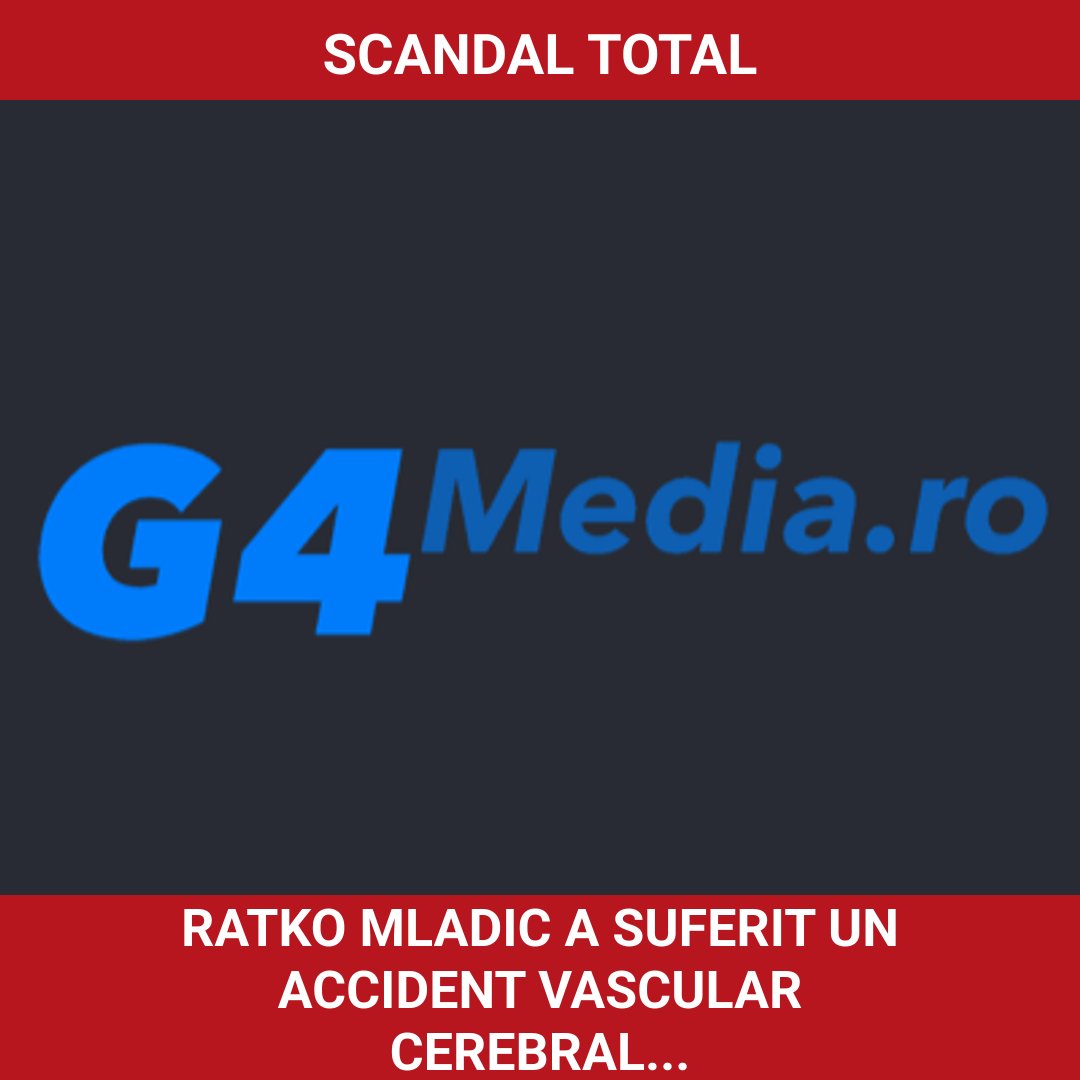 Ratko Mladic, figura controversată a războiului din Bosnia, a suferit un accident vascular cerebral minor