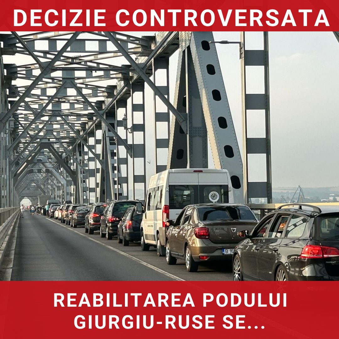 Reabilitarea Podului Giurgiu-Ruse: Proiectul se finalizează în iunie 2026, conform autorităților bulgare