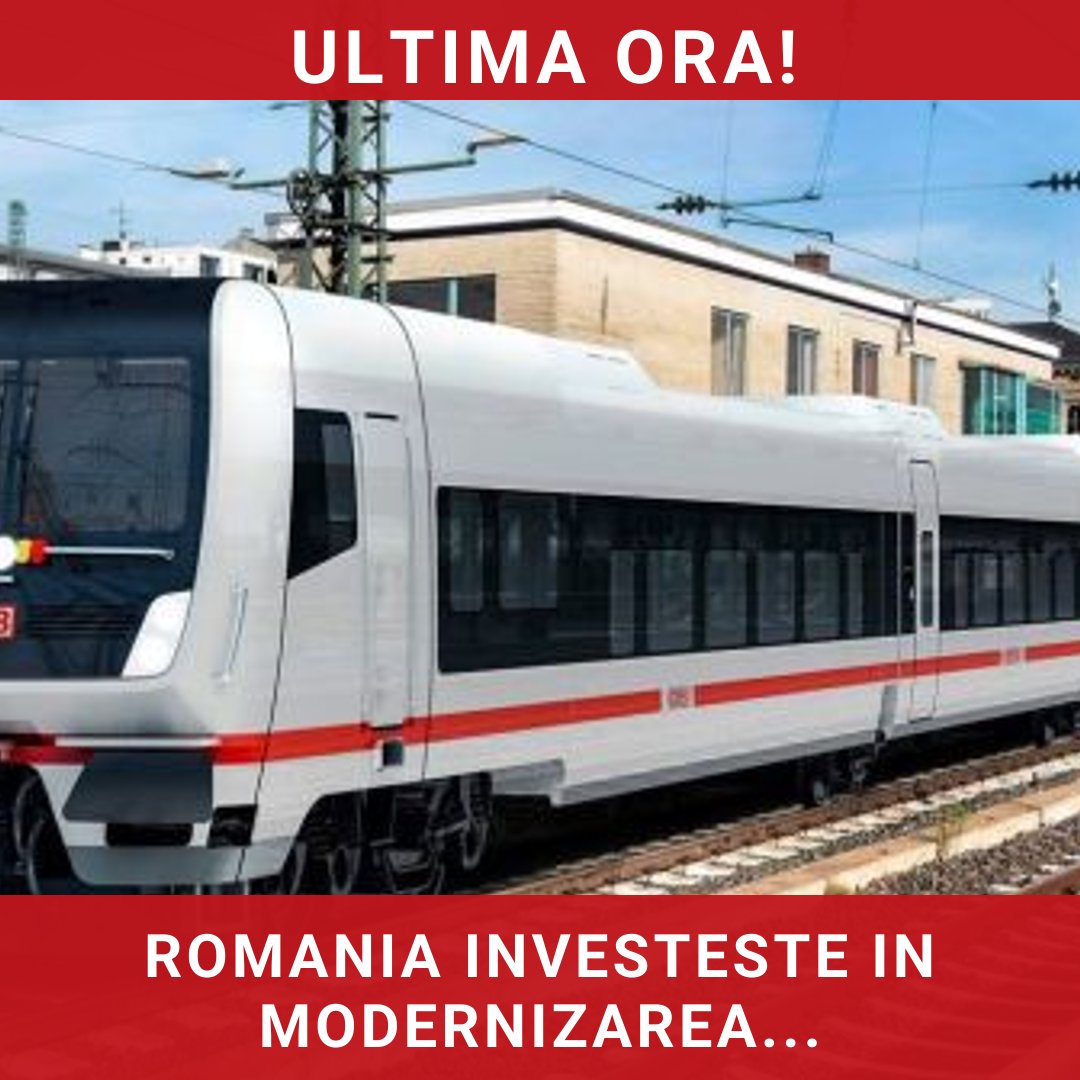 România investește în modernizarea transportului feroviar prin achiziția de rame electrice și locomotive