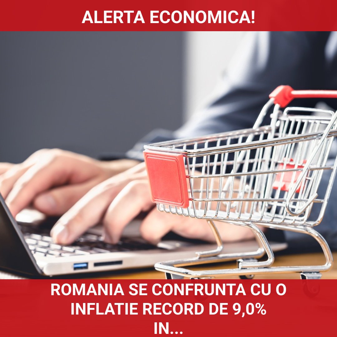 România se confruntă cu o inflație record de 9,0% în martie 2026