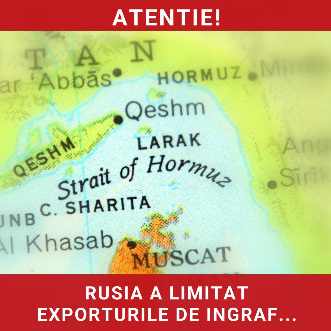 Rusia limitează exporturile de îngrășăminte în contextul crizei globale