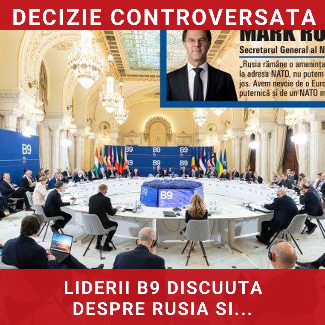 Rusia, o provocare constantă pentru securitatea euro-atlantică, conform liderilor B9