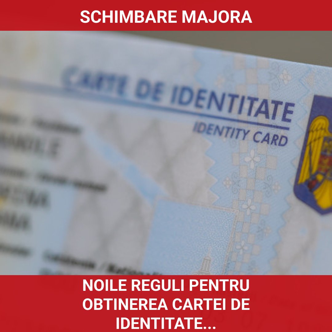 Schimbări importante în procedura de obținere a cărții de identitate pentru români