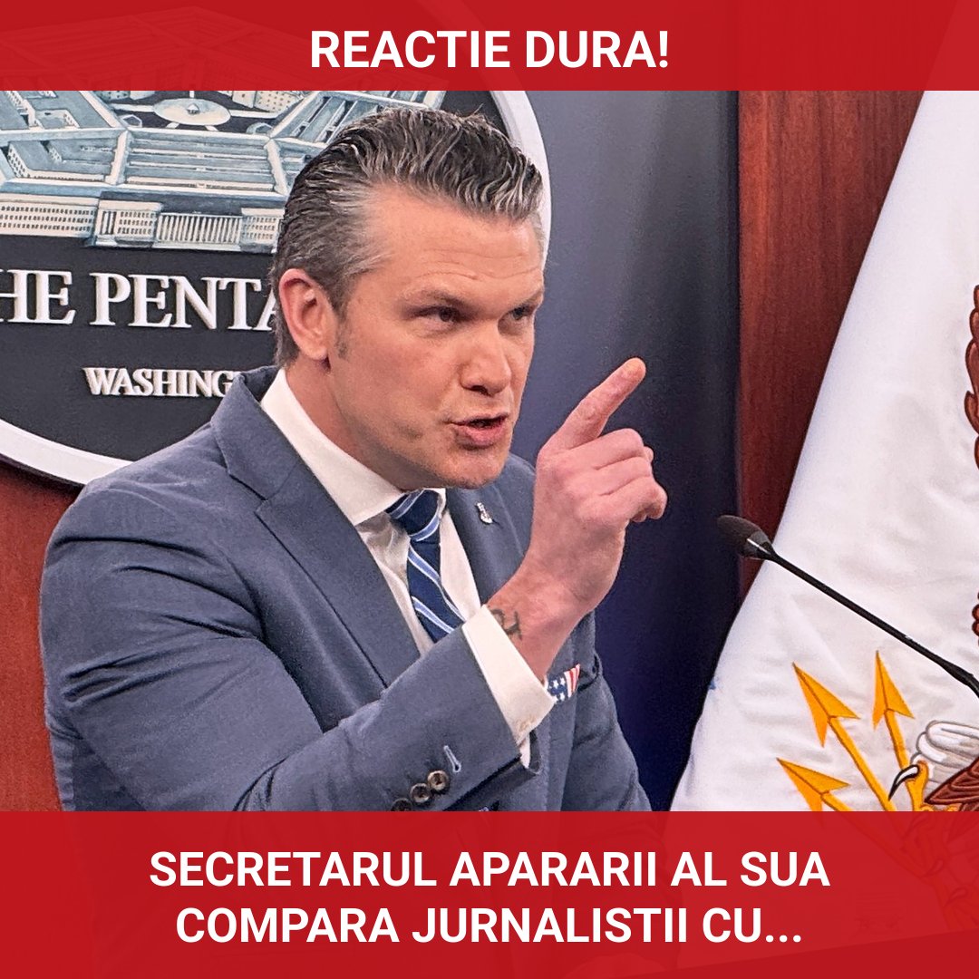 Secretarul Apărării al SUA compară jurnaliștii critici ai lui Trump cu dușmanii lui Isus