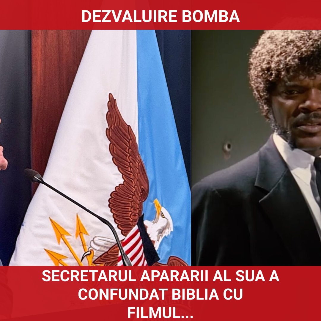 Secretarul Apărării al SUA, Pete Hegseth, face confuzie între Biblie și filmul „Pulp Fiction