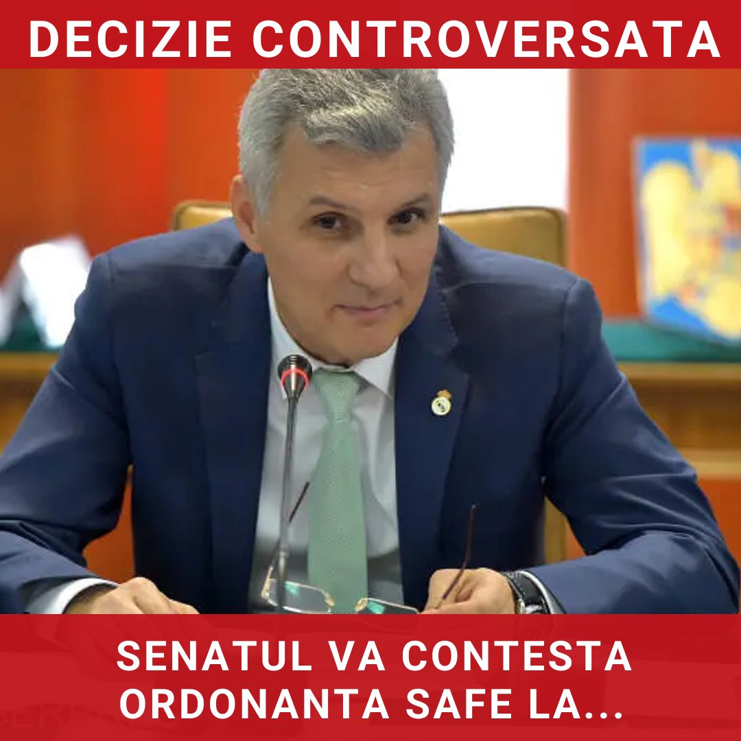 Senatul va contesta Ordonanța SAFE la CCR, afirmă Daniel Zamfir