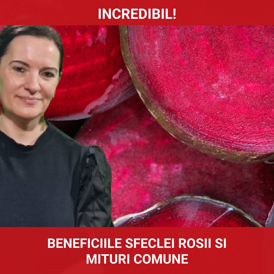 Sfecla roșie: Beneficii, modalități de consum și mituri des întâlnite