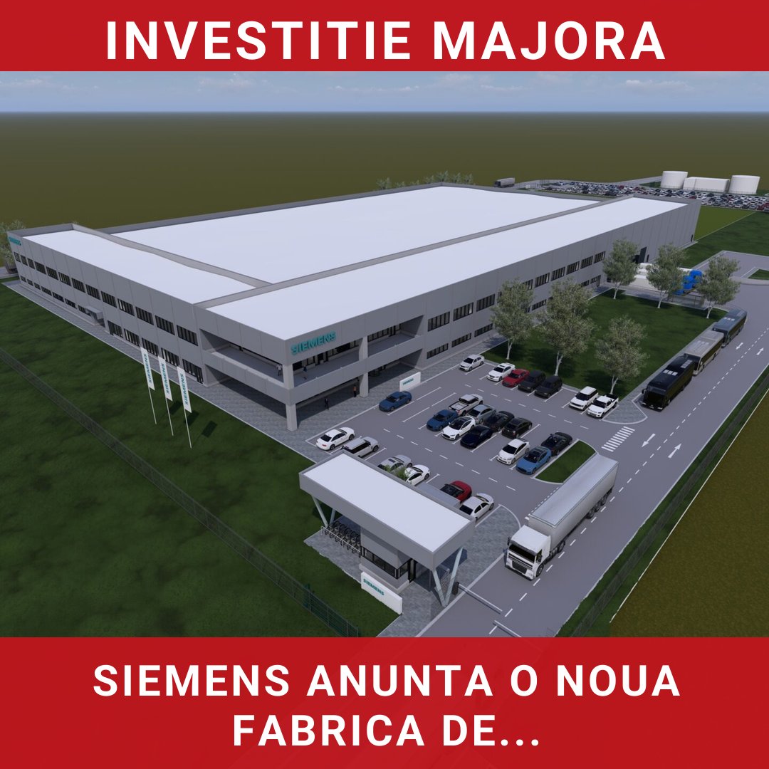 Siemens investește în Sibiu cu o nouă fabrică dedicată echipamentelor electrice