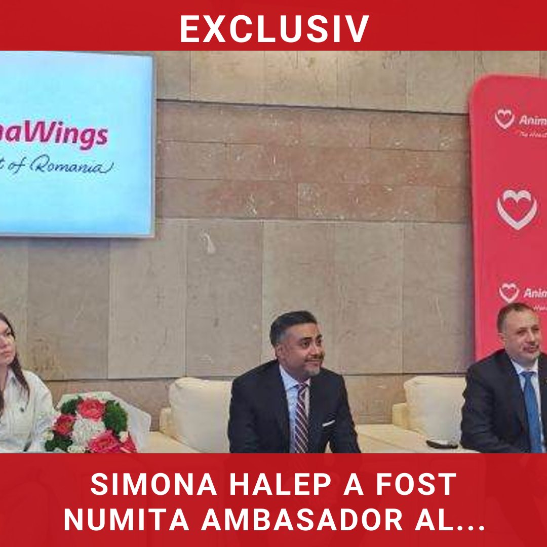 Simona Halep devine ambasadorul de brand al companiei aeriene AnimaWings