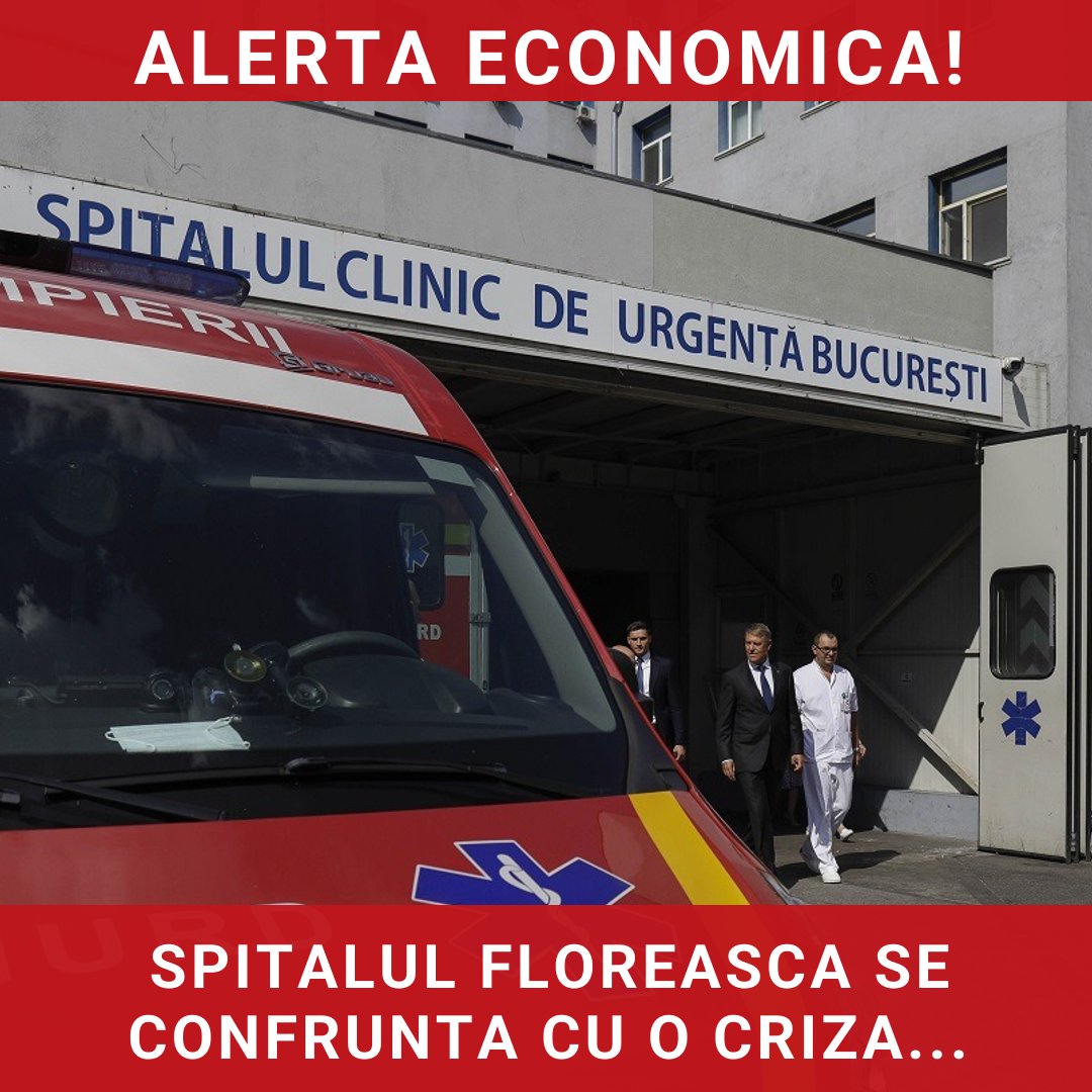 Spitalul Floreasca se confruntă cu o criză financiară severă, amenințând aprovizionarea cu medicamente